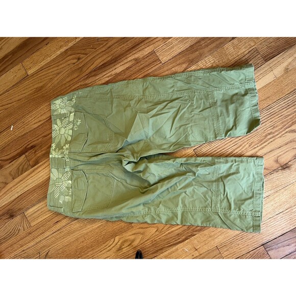 Kuhl Dry Hiking Pants Size 6 Stretch Evaporative Comfort Technology Green - Picture 2 of 6